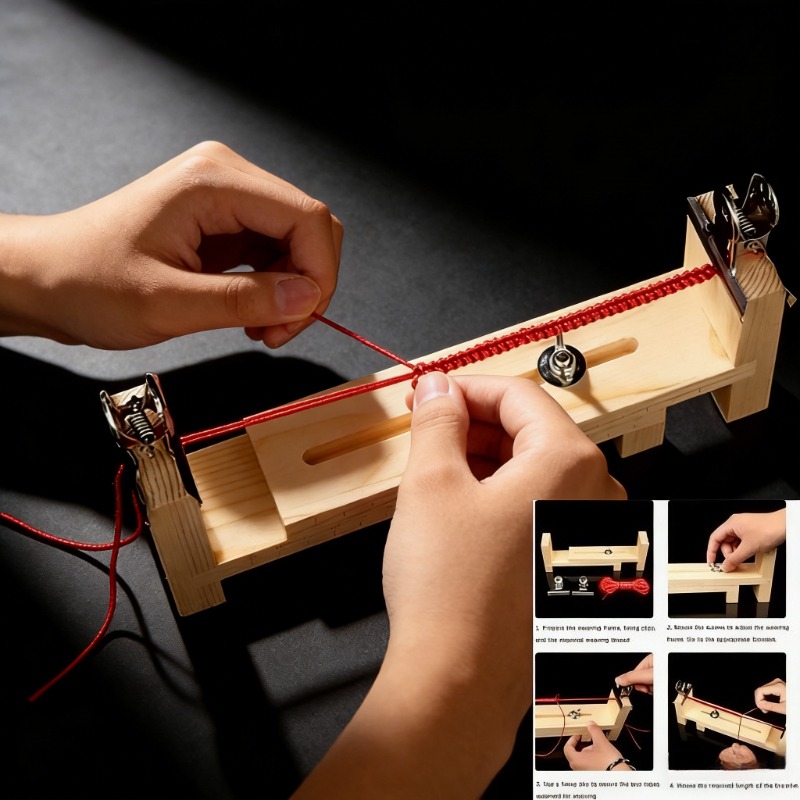 Jewelry Making Machines - Houten armbandweefgereedschap - Verstelbare frameplaat voor